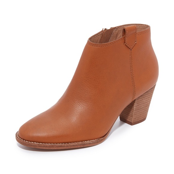 Madewell Billie Ankle Boot English Saddle Sz 7.5 - Picture 1 of 5